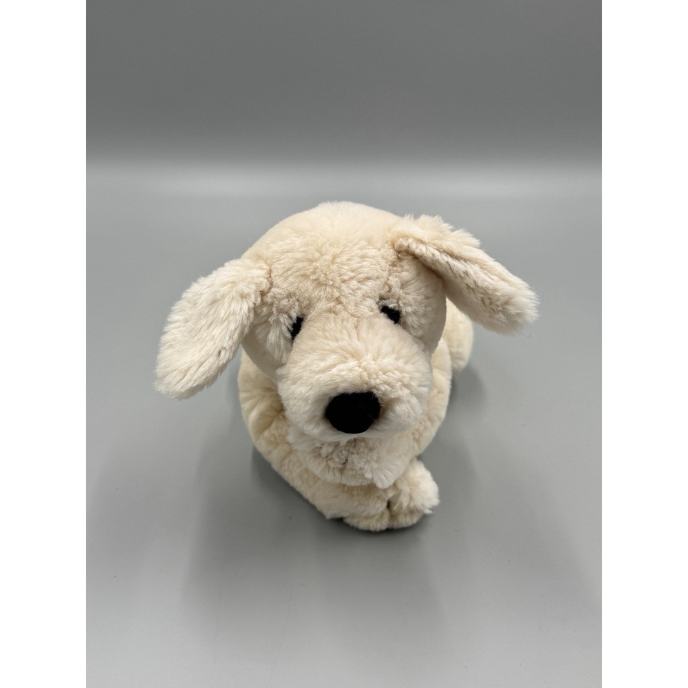 Russ Berrie Rover Cream Labrador Puppy Dog Plush 9 Inch Floppy Stuffed Animal